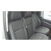 Mercedes Vito 2/3 pers. >2016 Lederen interieur zwart dubbel ruit design INCL. MONTAGE